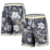 The Wild Collective Black Lafc Mesh Printed Shorts In Black