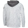 Colosseum Arctic Camo Georgia Bulldogs Oht Military Appreciation Quarter-zip Hoodie In Arctic Camo