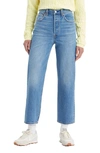 LEVI'S RIBCAGE HIGH WAIST ANKLE STRAIGHT LEG JEANS