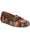 Zodiac Elery Womens Slip On Comfort Moccasins In Multi