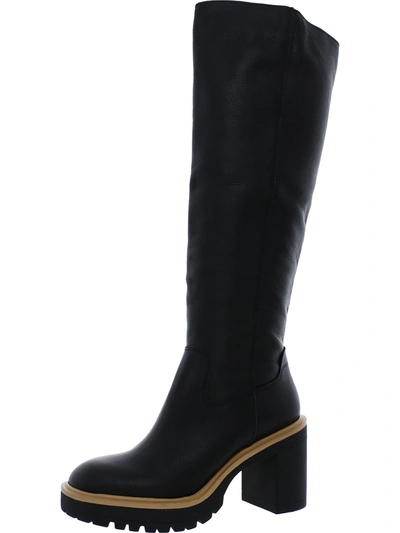 Dolce Vita Corry H2o Womens Tall Leather Knee-high Boots In Multi