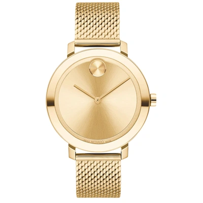 Movado Men's Bold Evolution Gold Dial Watch In Gold / Gold Tone / Yellow