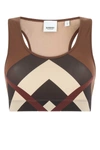 Burberry Printed Stretch Nylon Top In Multicoloured