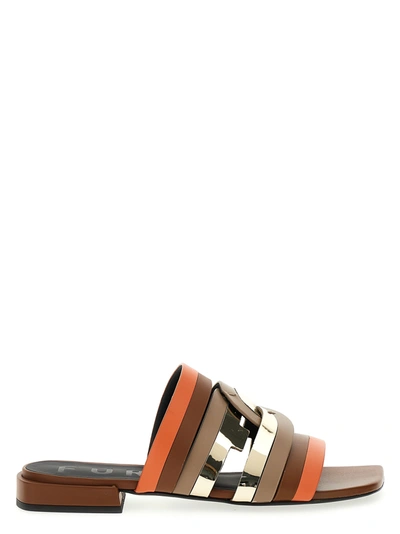 Furla Birkenwood Sandals In Multicolour