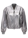 Brunello Cucinelli Metallic-finish Bomber Jacket