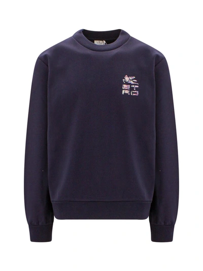 Etro Sweatshirt In Blue