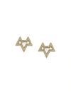 NOOR FARES 18KT GOLD ANA DIAMOND EARRINGS,ASEPGG1ANVSO12085590