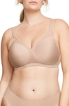 Glamorise Plus Size Full Figure Magiclift Seamless T-shirt Wirefree Bra In Cafe