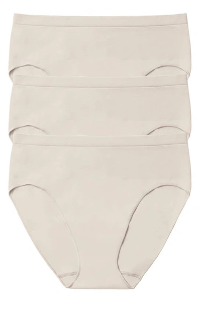Bravado Designs 3-pack Seamless High Waist Maternity Briefs In Antique White