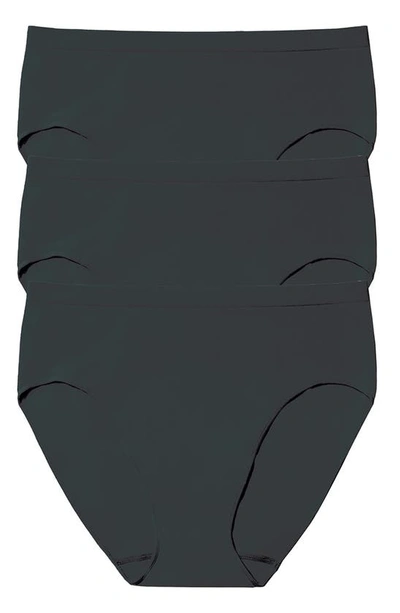 Bravado Designs 3-pack Seamless High Waist Maternity Briefs In Black