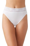 Wacoal Comfort Touch High Leg Briefs In White