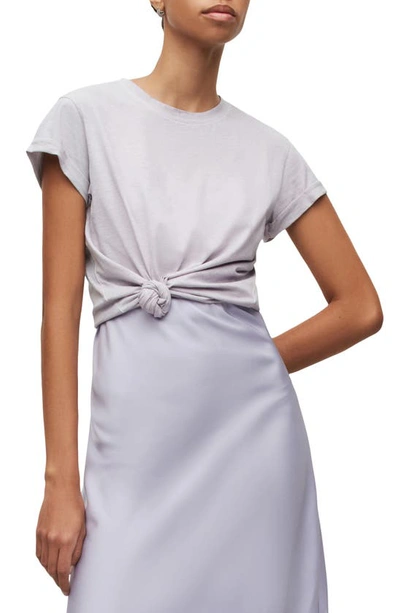 Allsaints Anna Cotton T-shirt In Lady Lilac