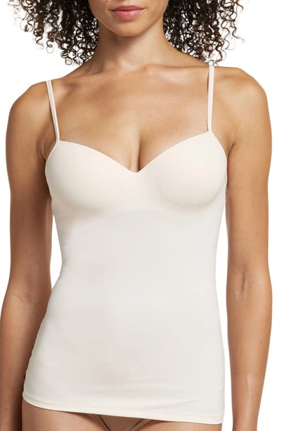 Hanro Allure Built-in Bra Camisole In Prairie Rose