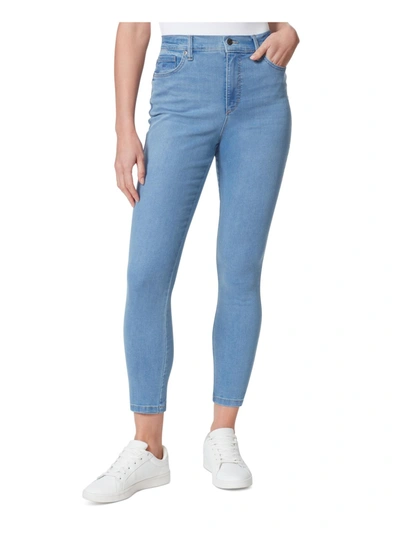 Gloria Vanderbilt Womens Denim Dark Wash Skinny Jeans In Multi