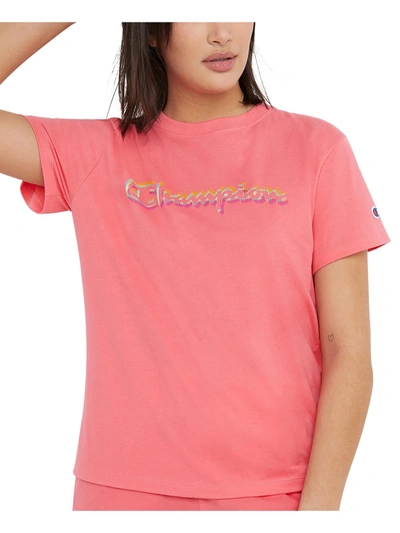 Champion Womens Logo Crewneck T-shirt In Multi