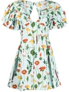 Agua By Agua Bendita Noni Primavera Floral-print Dress In Multicolour