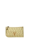 VERSACE COIN PURSES LEATHER GOLD