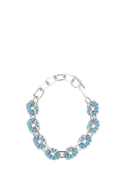 Bottega Veneta Necklaces Silver Silver Sky