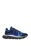 Versace Trigreca Sneakers In Nylon With Contrasting Inserts
