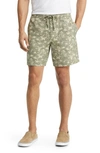 RODD & GUNN MAIN BEACH FLORAL STRETCH COTTON DRAWSTRING SHORTS