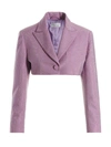 Giuseppe Di Morabito Sequin Cropped Jacket Jackets Pink In Pink