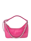 Givenchy Small Moon Cut Out Fuxia Bag In Pink