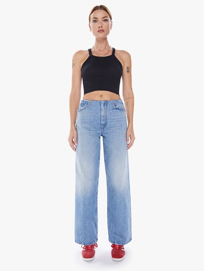 Mother The Tucked Under High Waisted Spinner Skimp Oh Snap! Denim (also In 23,24,25,26,27,28,29,30,32,33,34 In Blue