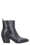 Michael Michael Kors Zipped Ankle Boots In Black