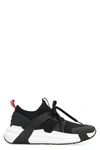 MONCLER MONCLER LUNAROVE TECHNO FABRIC LOW-TOP SNEAKERS