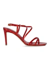 Ncub Prewi Red Heeled Sandal In Red