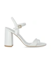 Ncub White Heeled Sandal In White