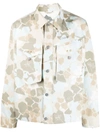 Objects Iv Life Multicoloured Canvas Jacket In Multicolour