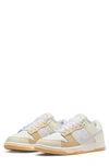 Nike Dunk Low Se Basketball Sneaker In White/ Sail/ White/ Sanddrift