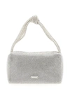 Cult Gaia Sienna Embellished Mini Clutch Bag In Silver