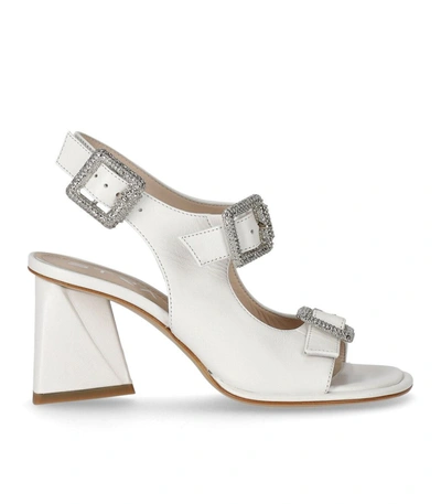 STRATEGIA STRATEGIA  NATURE WHITE HEELED SANDAL