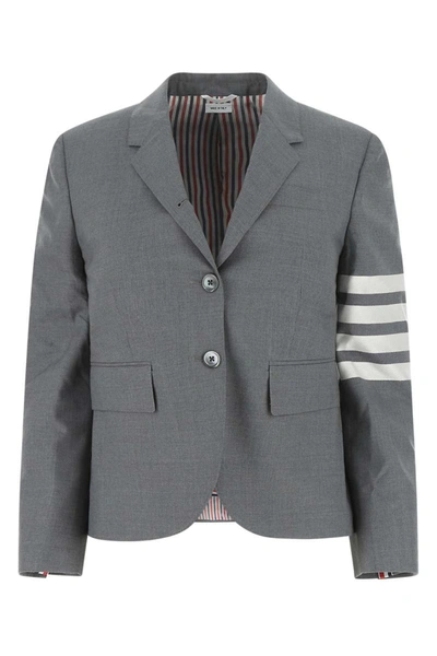 Thom Browne Wool Jacket In Grey