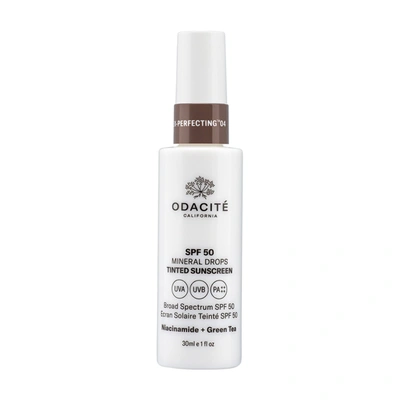 Odacite Flex-perfecting Mineral Drops Tinted Sunscreen Spf 50 In 04 Medium-deep