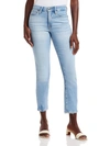 Good American Good Straight Straight-leg High-rise Stretch-denim Jeans In Multi