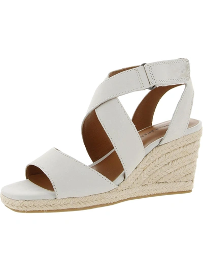 Lucky Brand Mendona Womens Ankle Strap Heeled Espadrilles In Multi