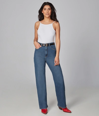 Lola Jeans Stevie-rcb High Rise Loose Jeans In Blue