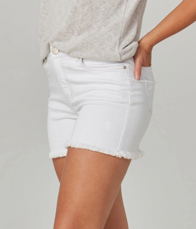 Lola Jeans Liana High-rise Shorts-wht In White