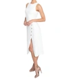 Black Halo By Laurel Berman Campbell Sheath Dress In White