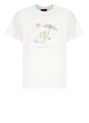 Botter Rhinestone-embellished Graphic-print T-shirt In White