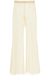 Dsquared2 Super Flared Lace Pants In White
