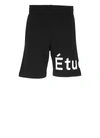 Etudes Studio Logo-print Track Shorts In Black