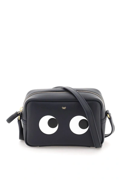 Anya Hindmarch Eyes-motif Crossbody Bag In Blue