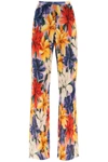 Etro High-rise Straight Floral Pants