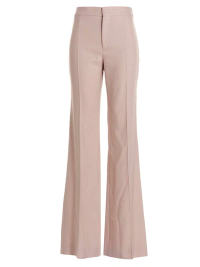 Chloé Textured Fabric Pants In Color Carne Y Neutral