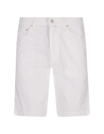 Jacob Cohen Logo-patch Bermuda Shorts In White