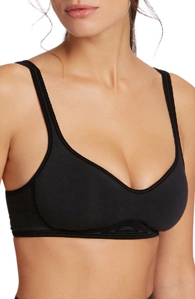 Wolford 3w Cup Wireless Bra In Black